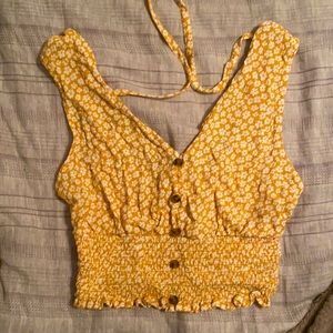 Floral cropped top